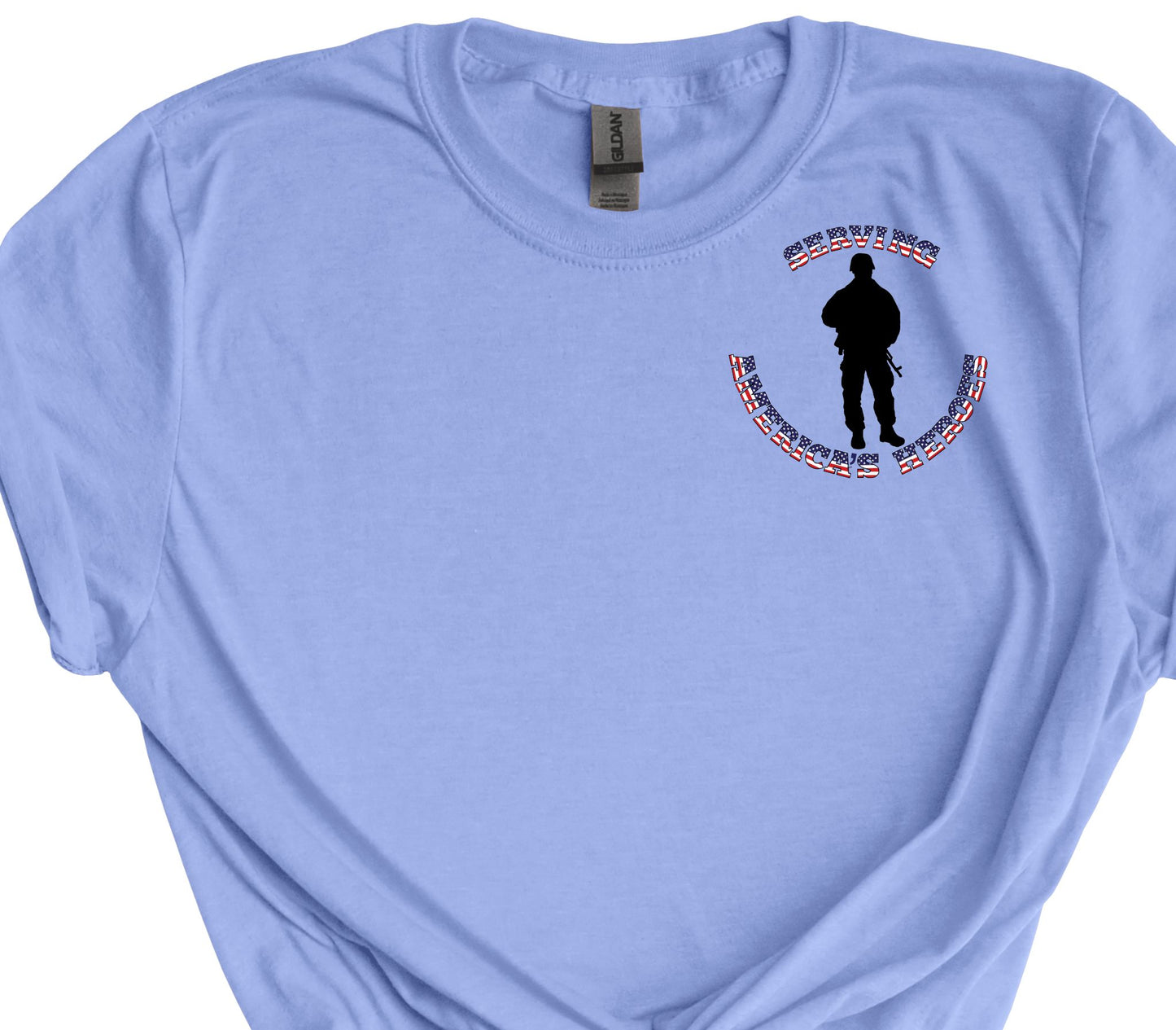 Stars  & StripesT-Shirt - Light Blue