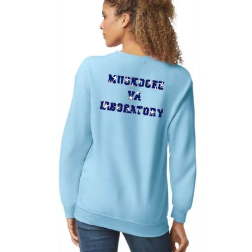 Navy & Stars Sweatshirt - Light Blue