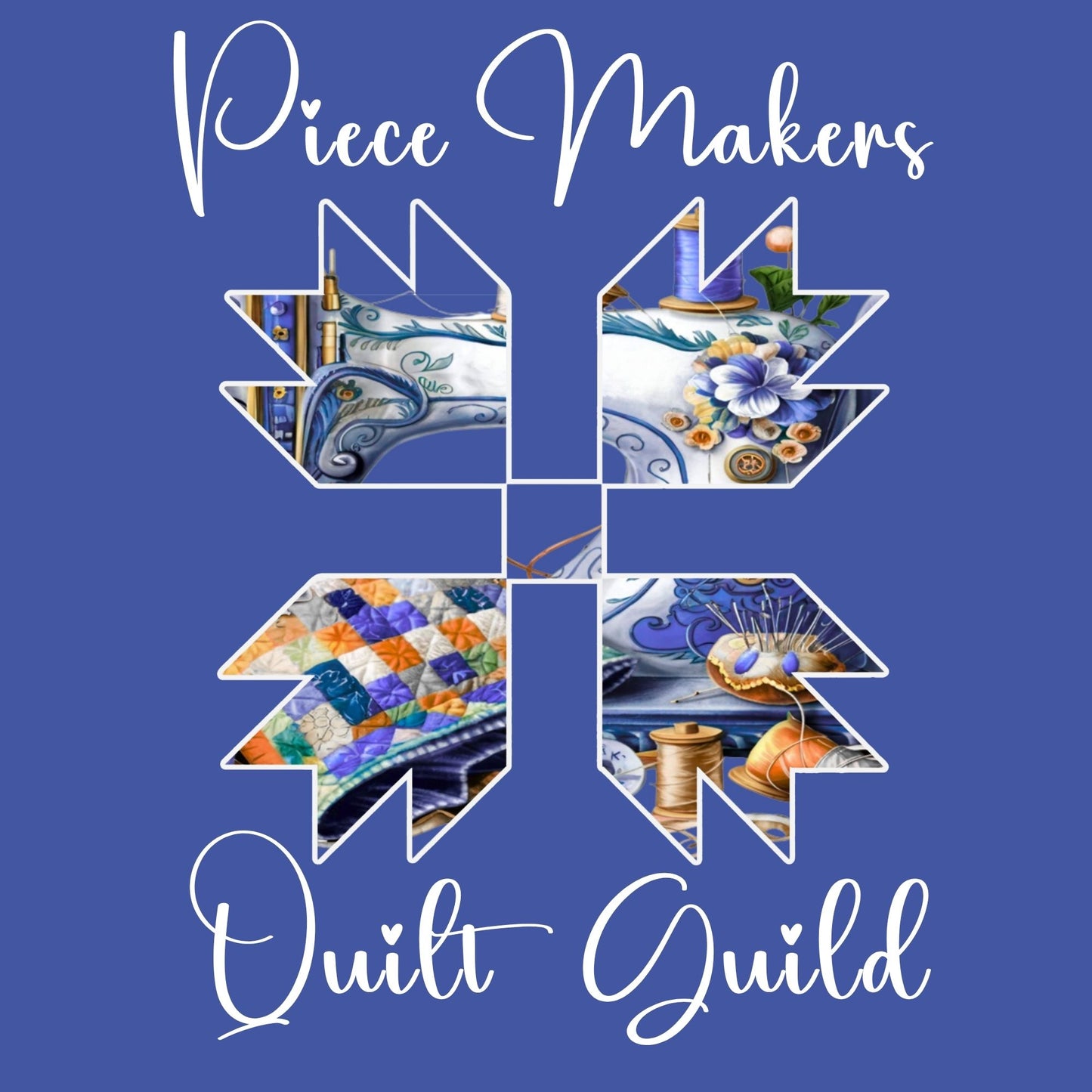 Piece Makers Quilt Guild - Quilting Sisters Unisex Long Sleeved T-Shirt