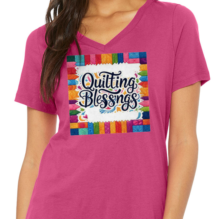 Rhema Retreat Women's V-Neck Short Sleeve T-Shirt May 2025