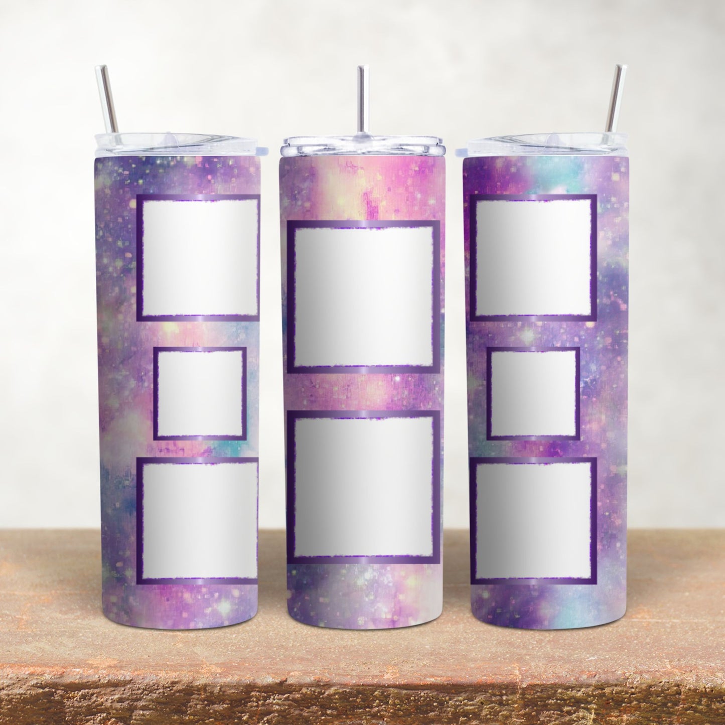 Celestial 8 Photo Tumbler