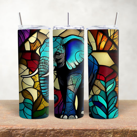 Elephant in Stained Glass