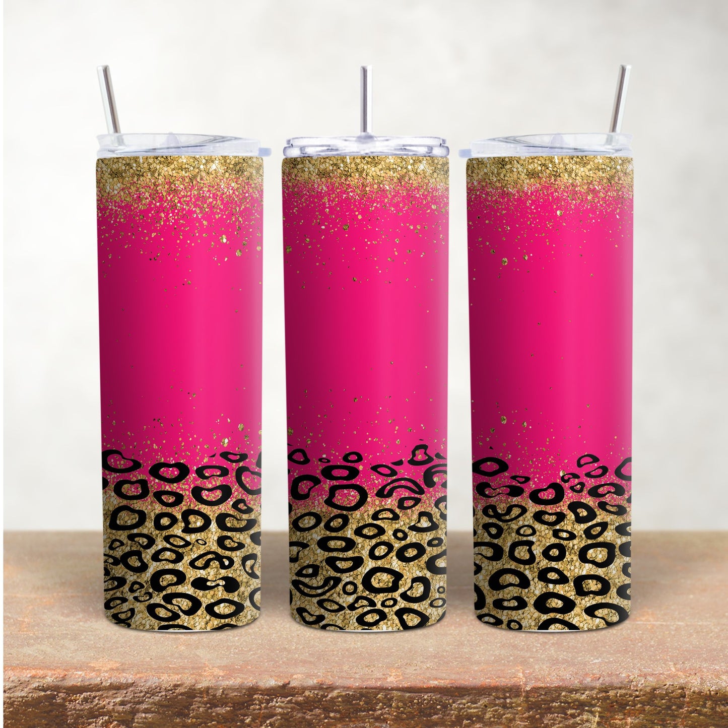 Hot Pink, Leopard & Gold