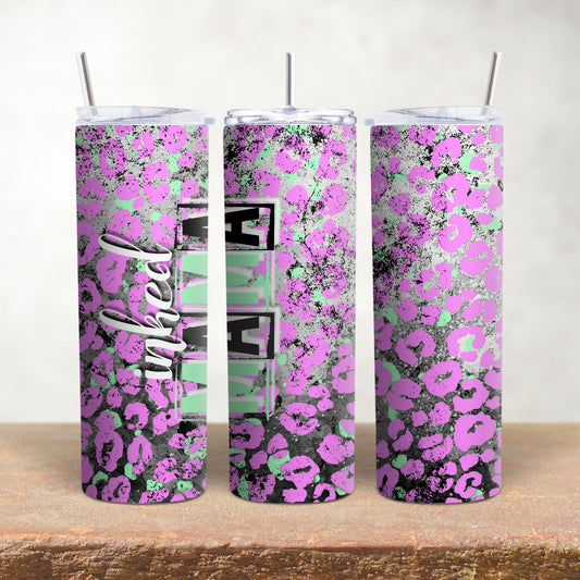 Inked Mama on Purple Animal Print