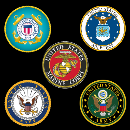 Military Branches Tumblers