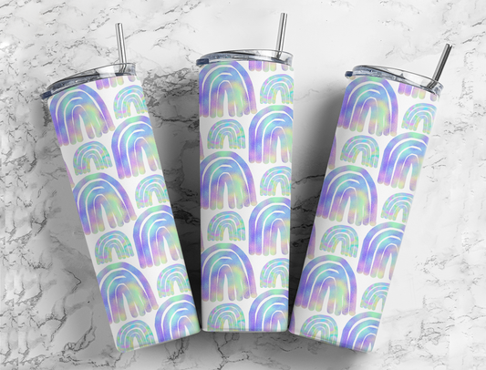 Groovy Blue Rainbows