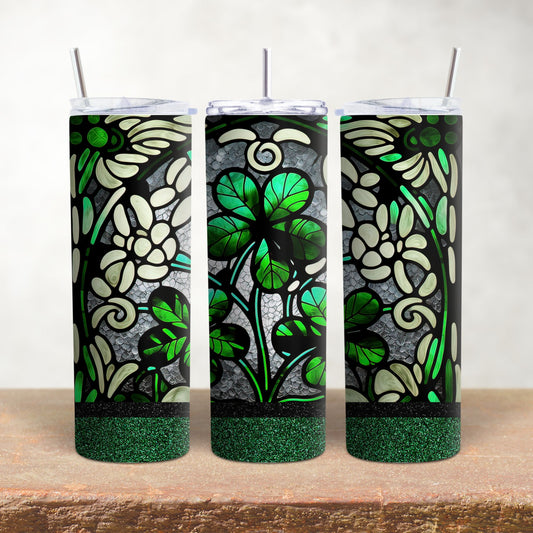 Shamrock in Stained Glass