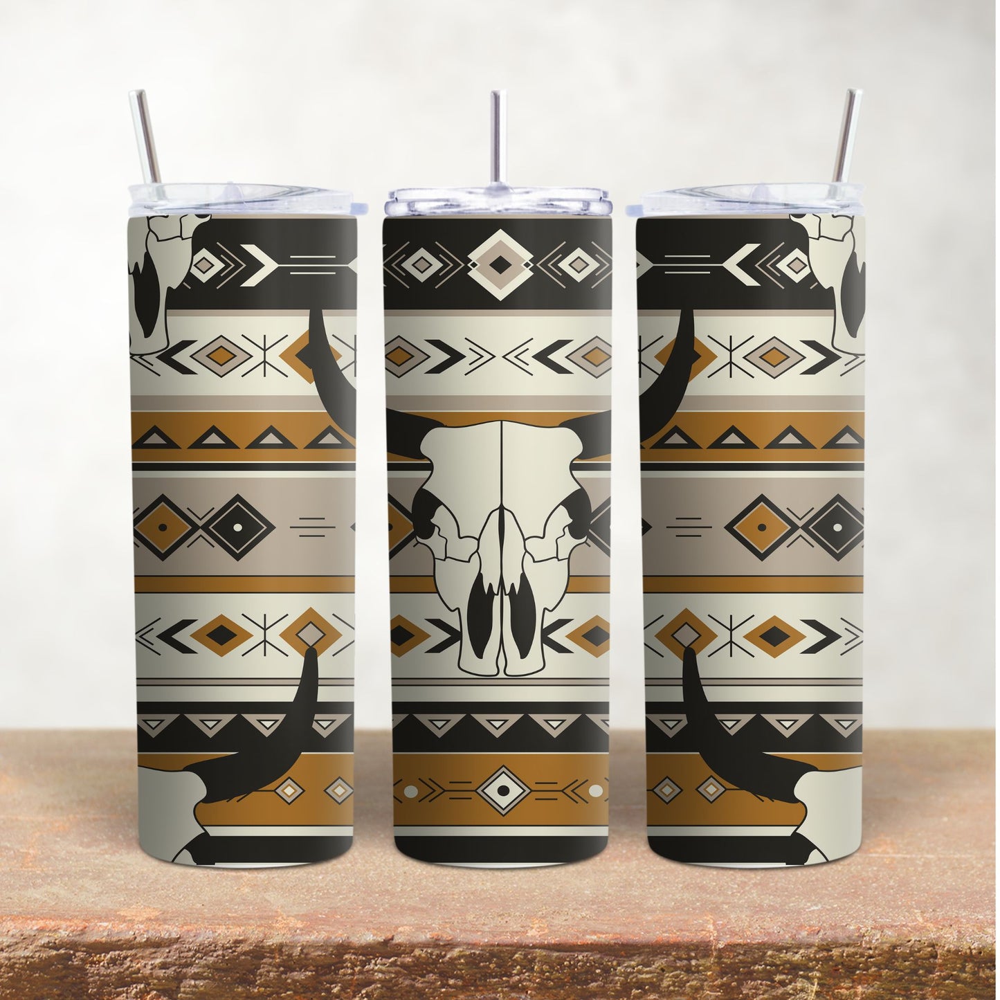 Southwest Design with Skull