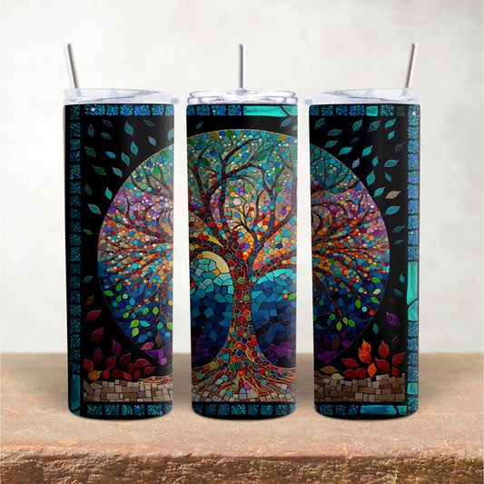 Tree of Life in Stained Glass