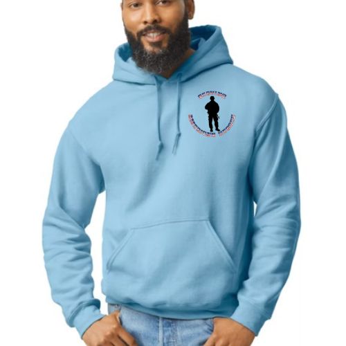 Stars & Stripes Hoodie - Light Blue