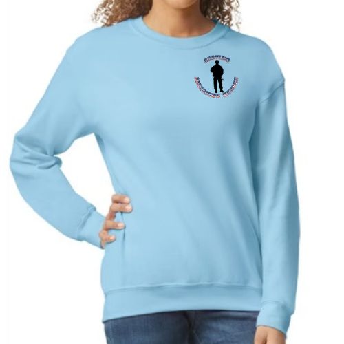 Stars & Stripes Sweatshirt - Light Blue