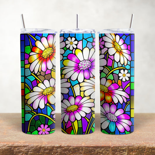 Daisies in Stained Glass