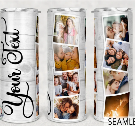 Woodgrain 8 Photo Tumbler