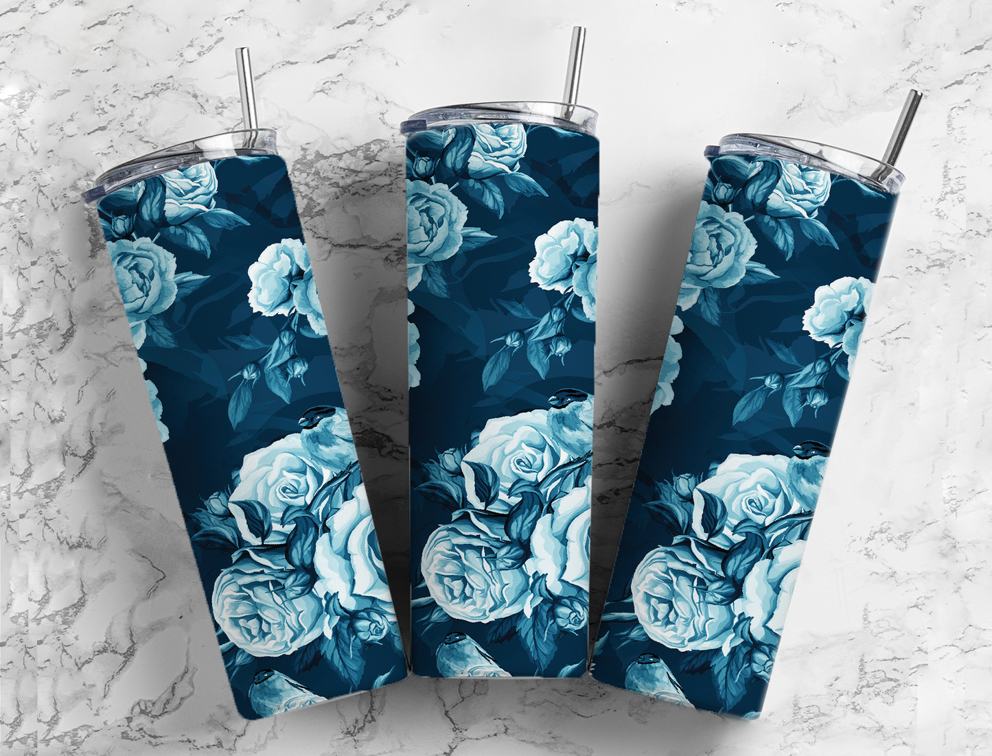 Inky Blue Roses